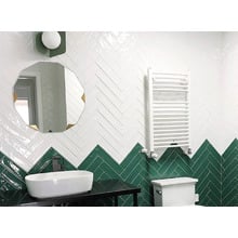 Maia Gloss White Subway Ceramic Tile
